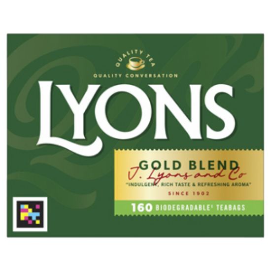 Picture of Lyons Gold Tea Bags 160s 464g X8